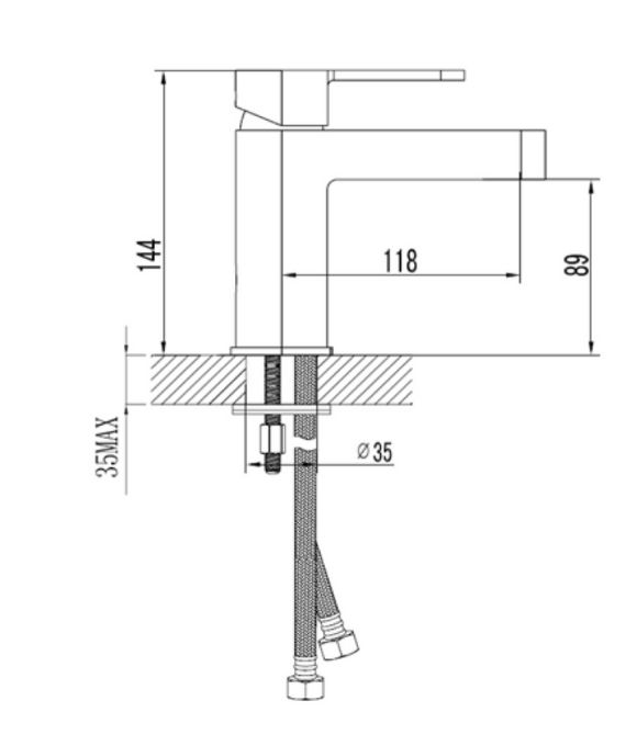 EMMA BASIN MONO MIXER