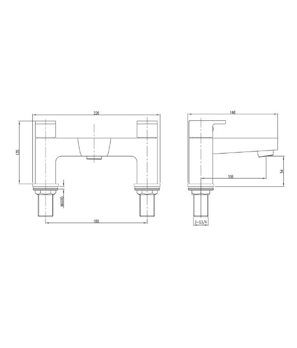 WYE BATH FILLER