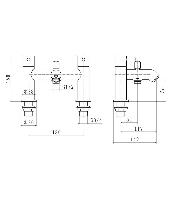 RENO BATH SHOWER MIXER