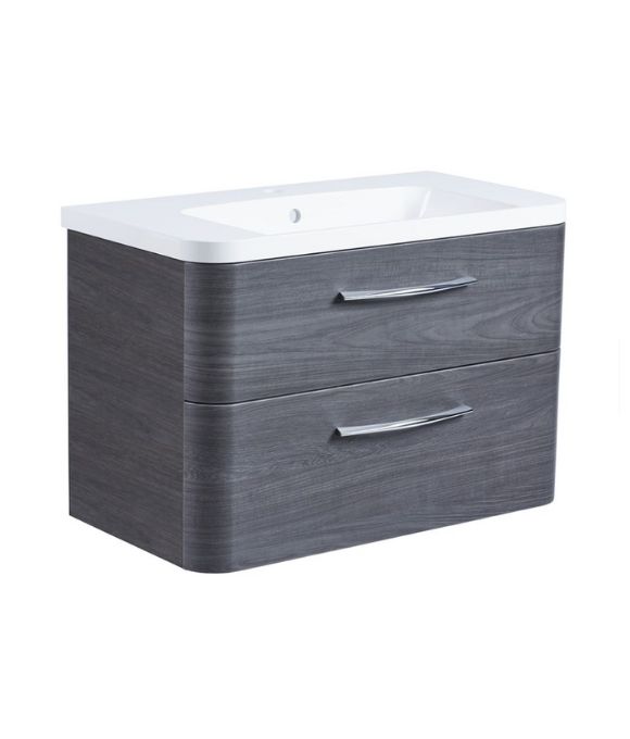 SYSTEM 800 WALL MOUNTED BASIN UNIT UMBRA