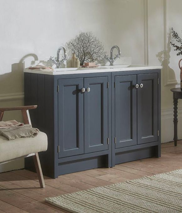 HAMPTON 1200 UNDERSLUNG BASIN UNIT SLATE GREY