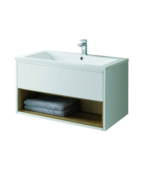 LUCCA WALL HUNG UNIT GLOSS WHITE