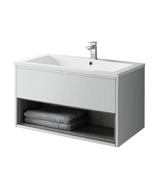 LUCCA WALL HUNG UNIT MATT DOVE GREY