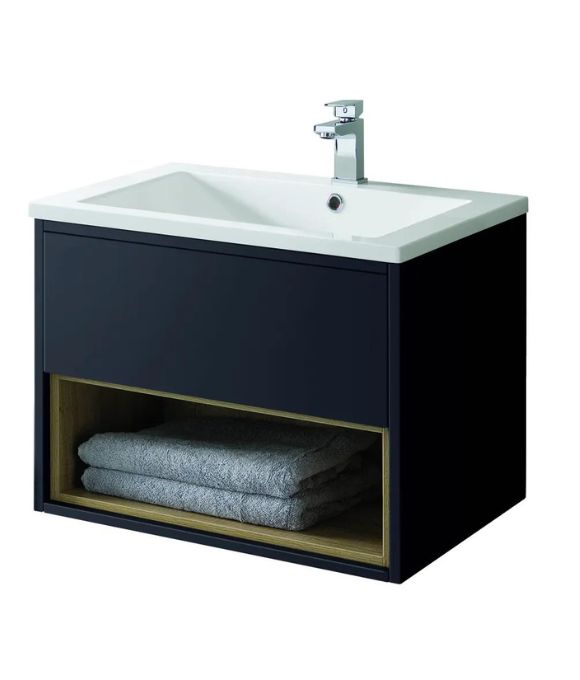 LUCCA WALL HUNG UNIT ANTHRACITE