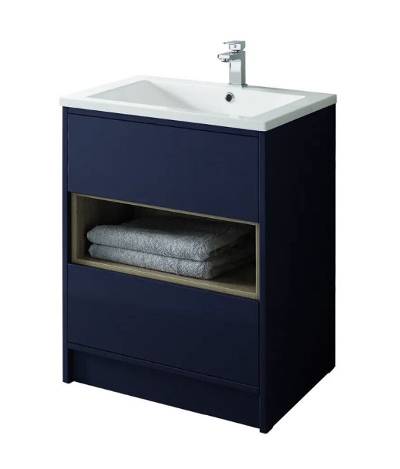 LUCCA FLOOR STANDING UNIT MATT SAPPHIRE BLUE