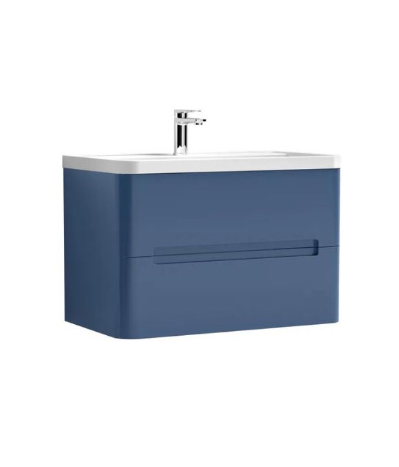 LOTTI WALL HUNG UNIT MATT BLUE