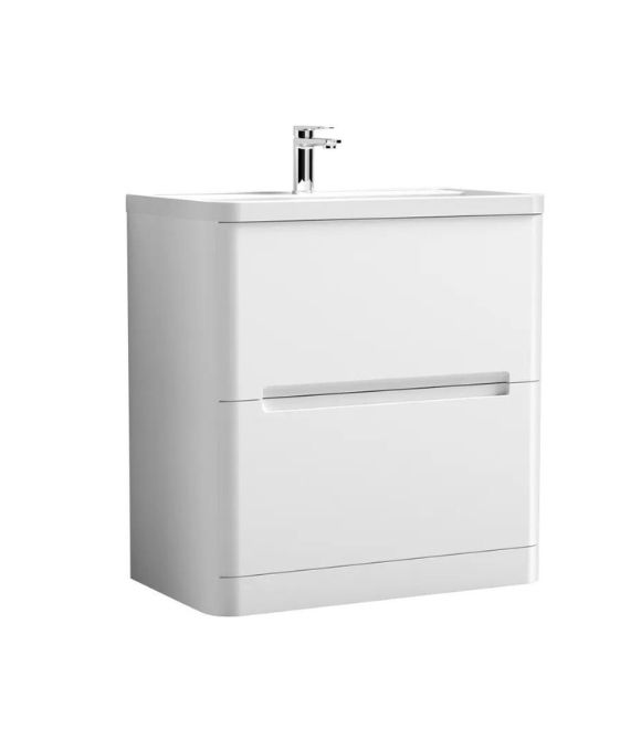 LOTTI FLOOR STANDING UNIT MATT WHITE