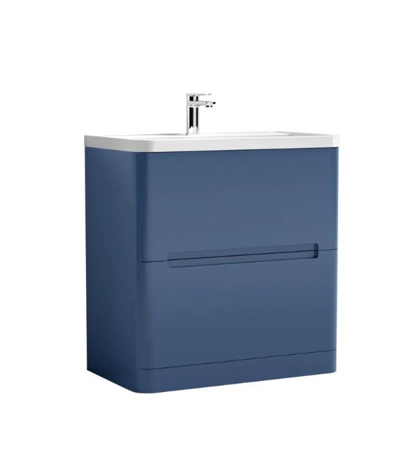 LOTTI FLOOR STANDING UNIT MATT BLUE