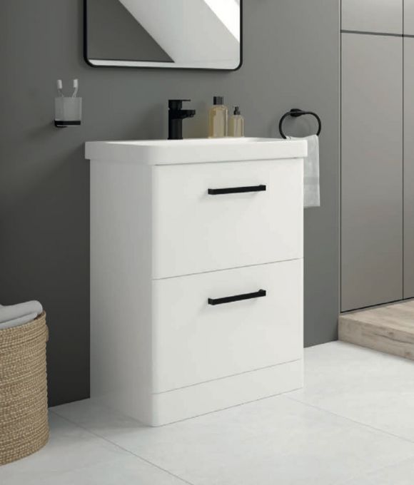 KORA FLOOR STANDING UNIT GLOSS WHITE