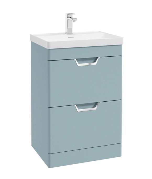 FREYA FLOOR STANDING UNIT MATT MORNING SKY BLUE