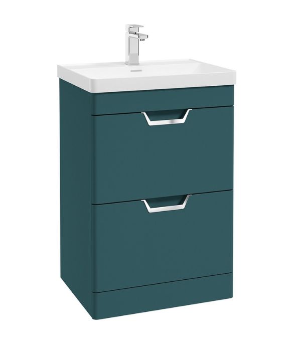 FREYA FLOOR STANDING UNIT MATT OCEAN BLUE