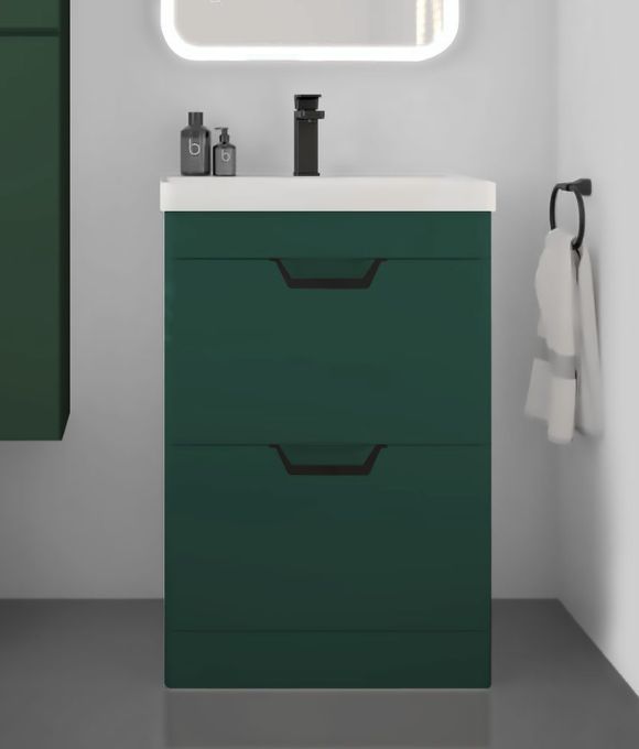 FREYA FLOOR STANDING UNIT MATT WREATH GREEN