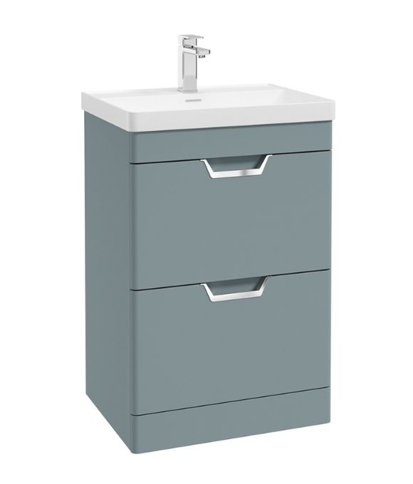 FREYA FLOOR STANDING UNIT MATT CORAL GREEN