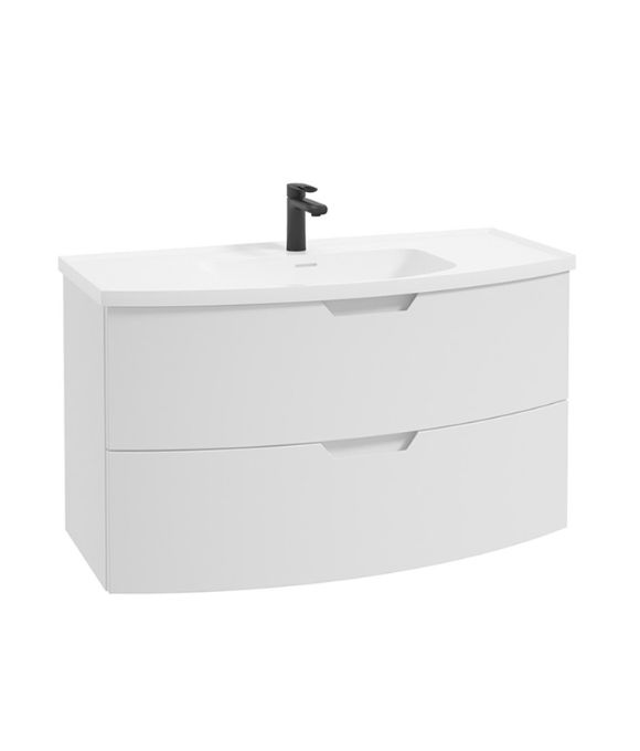 ARC WALL HUNG UNIT MATT WHITE