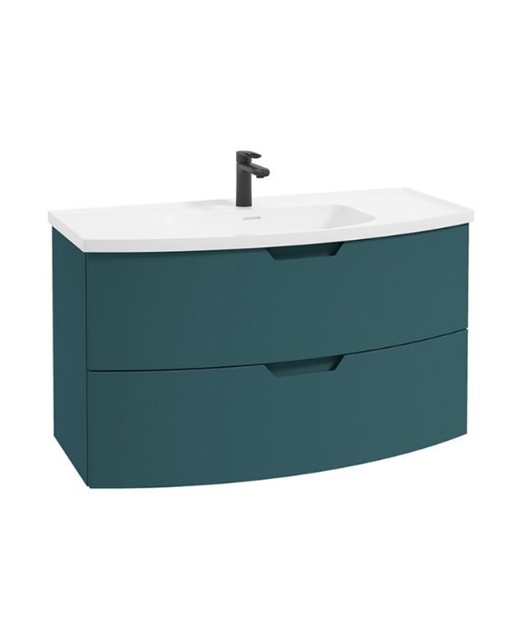 ARC WALL HUNG UNIT MATT OCEAN BLUE