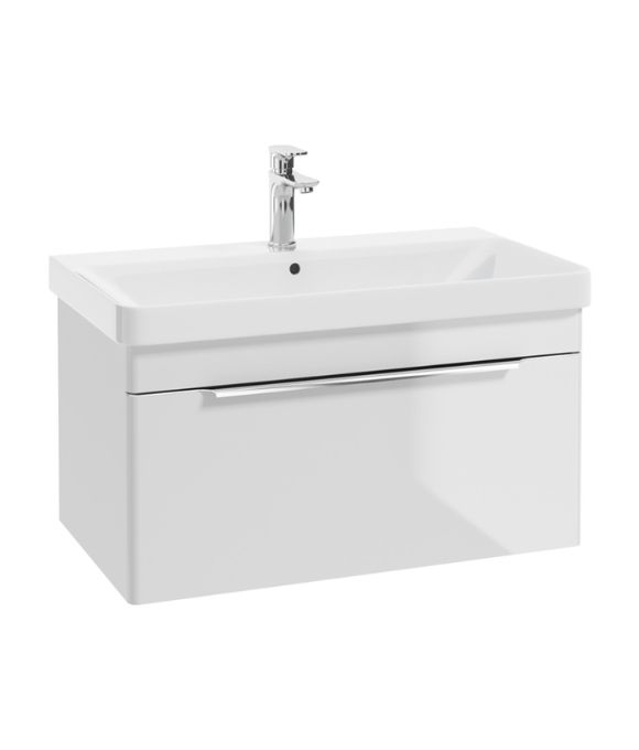 VAGAR WALL HUNG UNIT MATT GLOSS WHITE