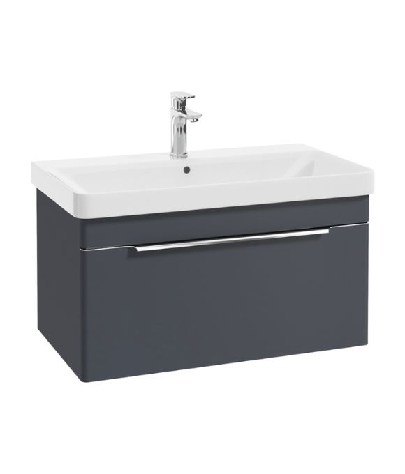 VAGAR WALL HUNG UNIT MATT NIGHT SKY BLUE