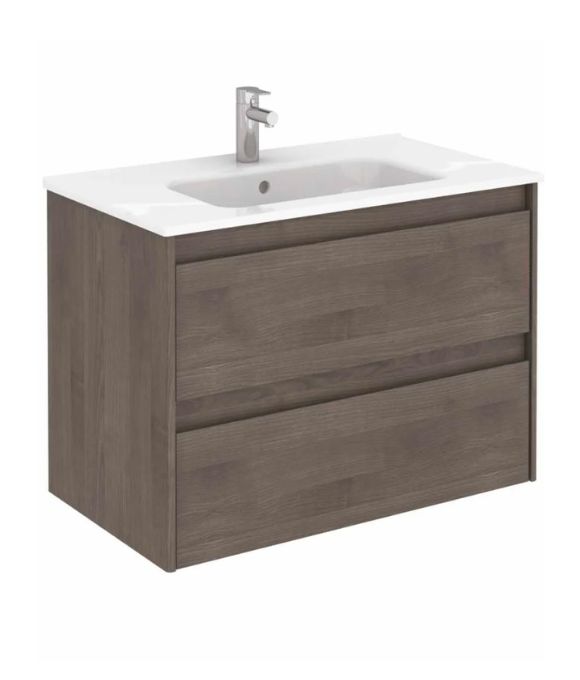 DIJON TWO DRAWER WALL HUNG UNIT SAMARA ASH