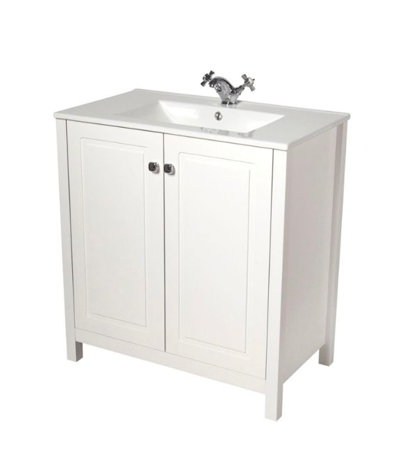 KINGSTON FLOOR STANDING UNIT CHAULK WHITE