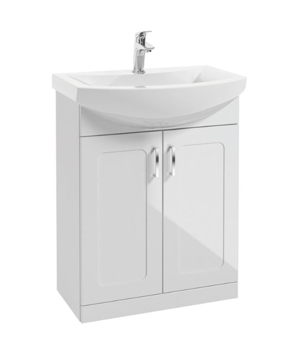 BRISTOL FLOOR STANDING UNIT WHITE