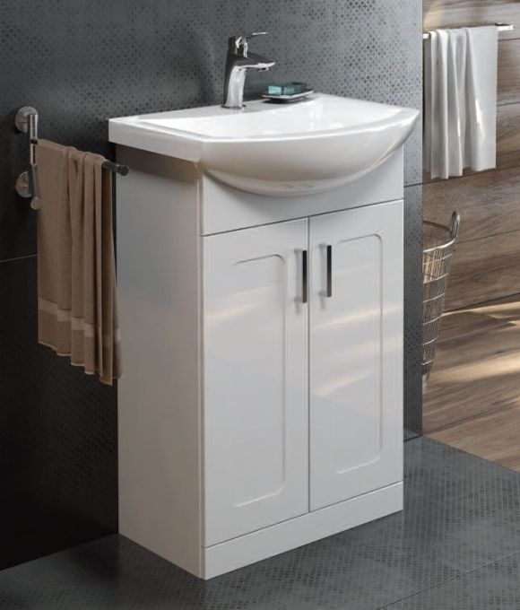 BRISTOL FLOOR STANDING UNIT WHITE