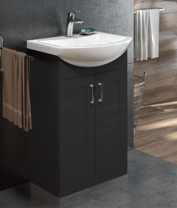 BRISTOL FLOOR STANDING UNIT GRAPHITE