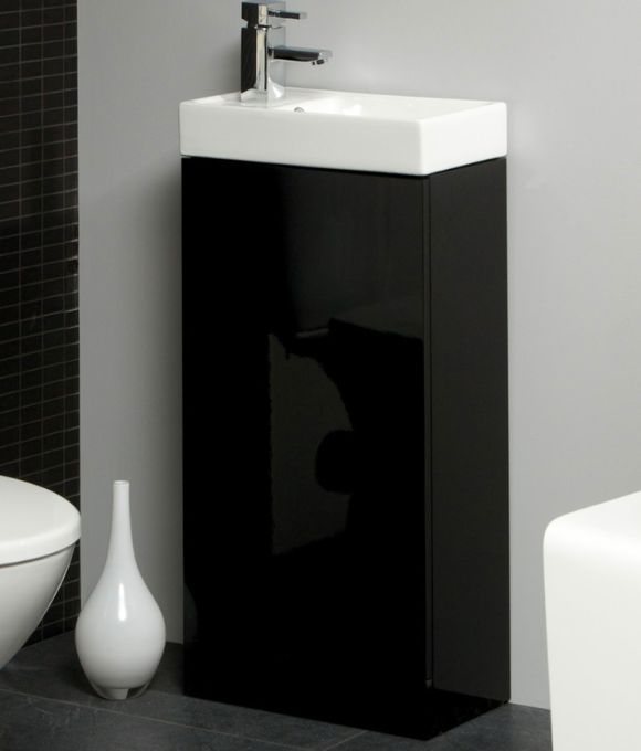 BASLE FLOOR STANDING UNIT GLOSS BLACK