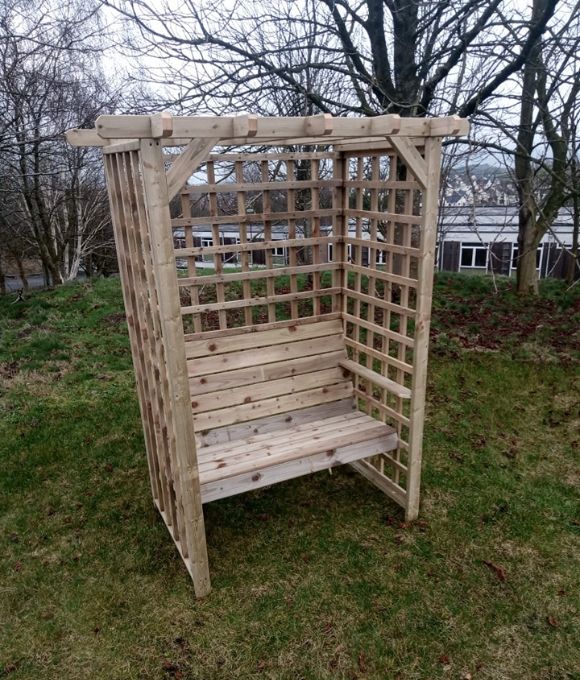 RAPH’S GAZEBO PERGOLA WITH BENCH