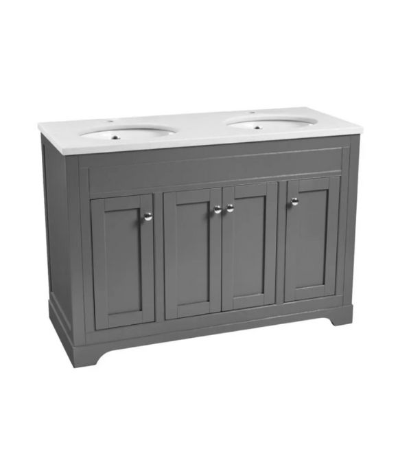 WIDCOMBE 1200 STRAIGHT FLOOR STANDING UNIT PEWTER