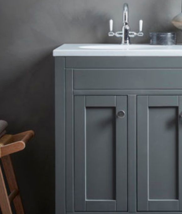 WIDCOMBE 1200 STRAIGHT FLOOR STANDING UNIT PEWTER
