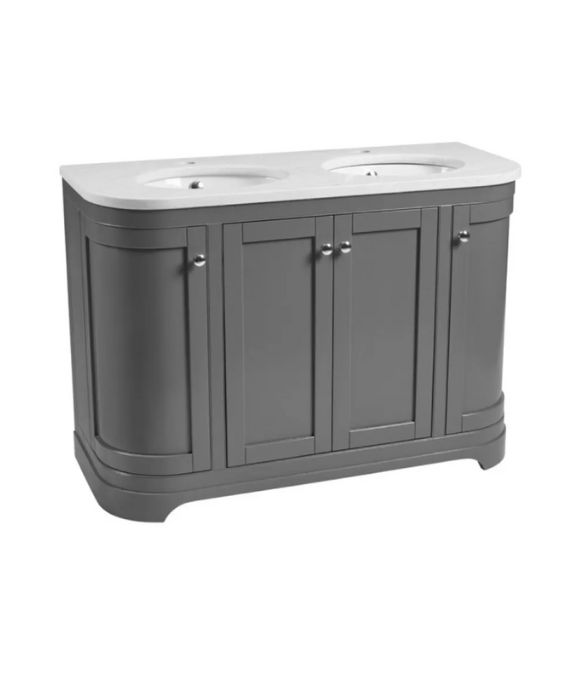 WIDCOMBE 1200 CURVED FLOOR STANDING UNIT PEWTER