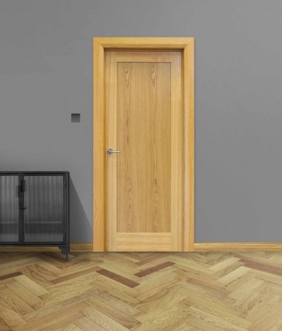 PRE-FINISHED WHITE OAK 1 PANEL SHAKER 40MM