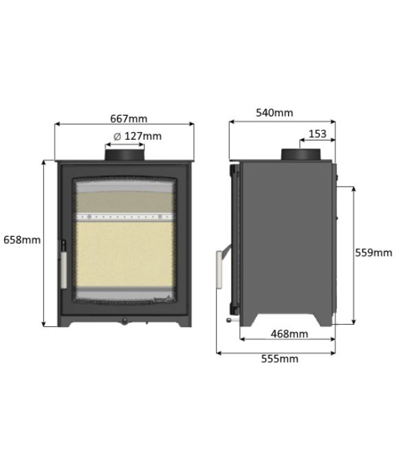 PARKRAY ASPECT 14 ECO WOOD BURNING STOVE