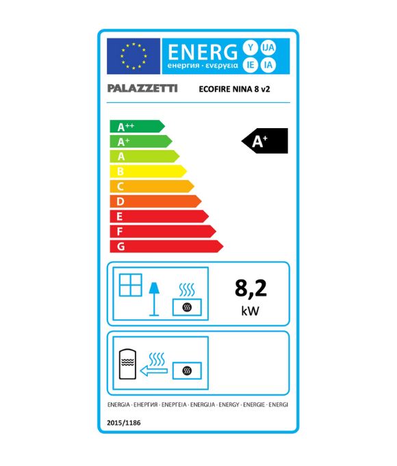 PALAZZETTI NINA PELLET STOVE 8KW
