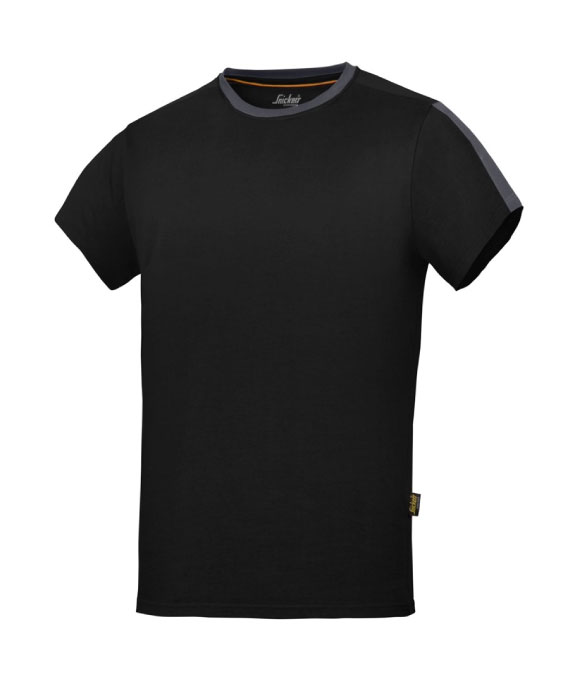 SNICKERS 2518 ALLROUND WORK T-SHIRT BLACK/STEEL GREY