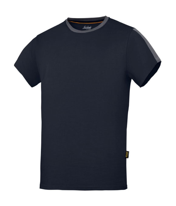 SNICKERS 2518 ALLROUND WORK T-SHIRT NAVY/STEEL GREY