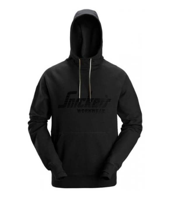 SNICKERS 2894 LOGO HOODIE BLACK
