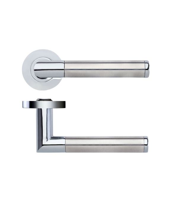 LUNA 2 TONE LEVER ON ROUND ROSE 