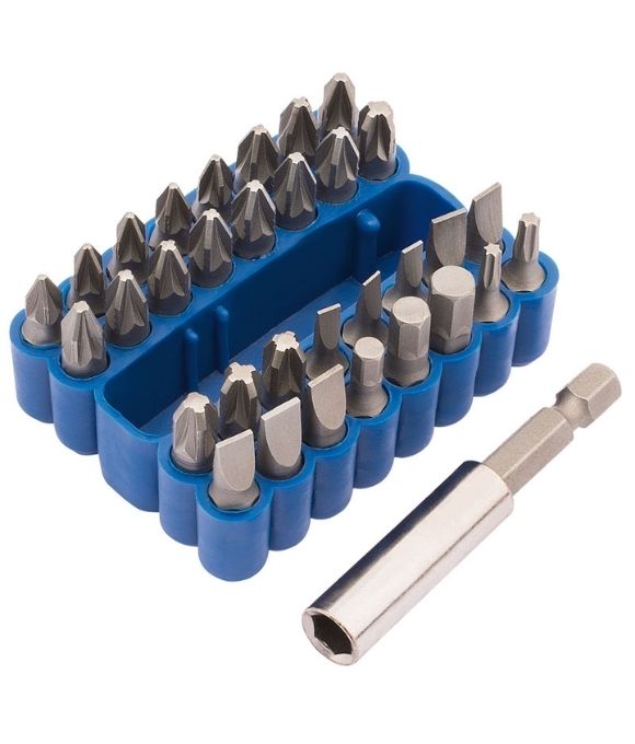 SCREWDRIVER AND MAGNETIC BIT HOLDER SET (33 PIECE)