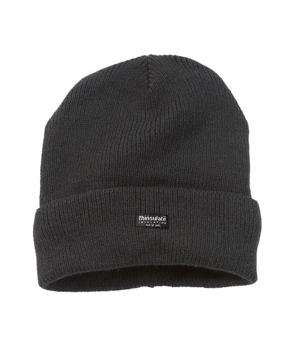 3M THINSULATE WOLLY HAT BLACK 