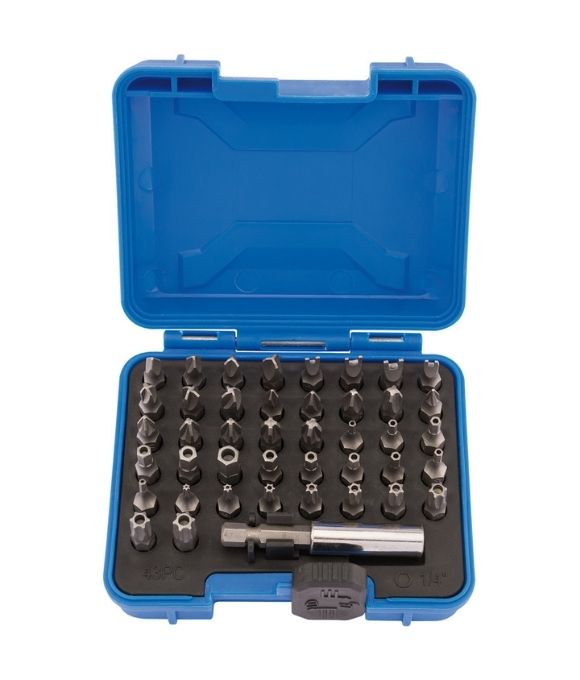 SECURITY SCREWDRIVER BIT SET (43 PIECE)