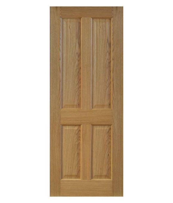 WHITE OAK COLONIAL 4 PANEL FIRE DOOR 44MM
