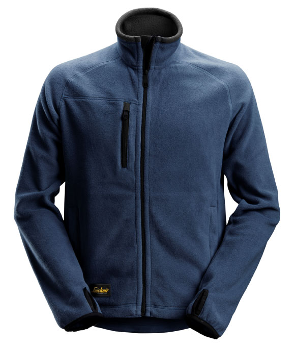 SNICKERS 8022 ALLROUND WORK POLARTEC FLEECE JACKET NAVY/BLACK
