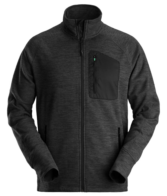 SNICKERS 8042 FLEXI WORK FLEECE JACKET BLACK