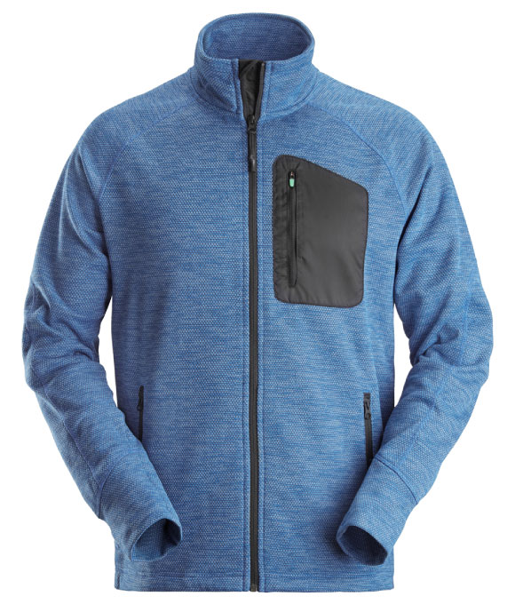 SNICKERS 8042 FLEXI WORK FLEECE JACKET TRUE BLUE/BLACK