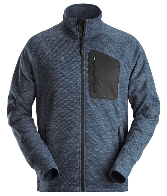 SNICKERS 8042 FLEXI WORK FLEECE JACKET NAVY/BLACK