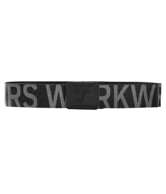 SNICKERS 9004 LOGO BELT BLACK/STEEL GREY