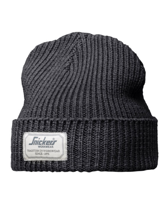 SNICKERS 9023 ALLROUND WORK FISHERMAN BEANIE ANTHRACITE MELANGE