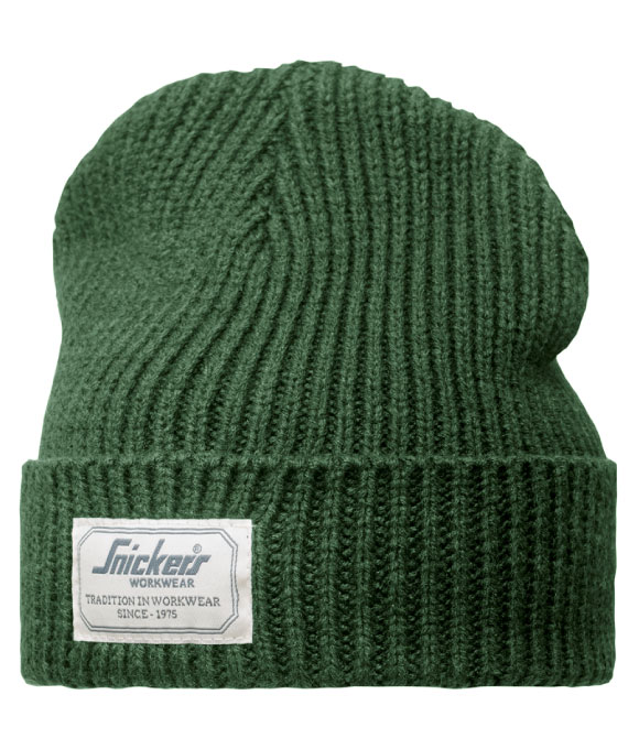 SNICKERS 9023 ALLROUND WORK FISHERMAN BEANIE FOREST GREEN