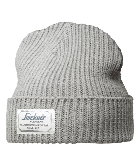 SNICKERS 9023 ALLROUND WORK FISHERMAN BEANIE GREY MELANGE